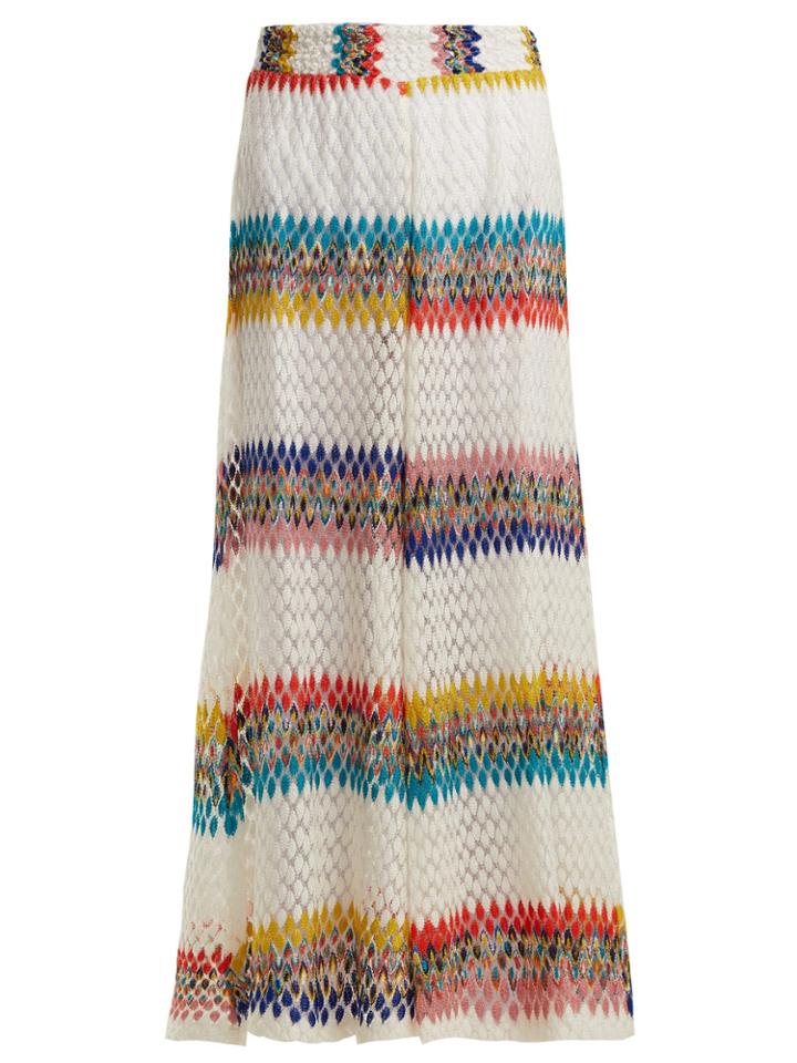 Missoni Mare Riato Wide-leg Knit Trousers