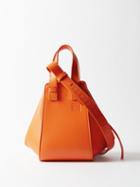 Loewe - Hammock Leather Handbag - Womens - Orange