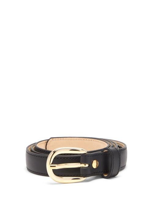 Matchesfashion.com A.p.c. - Rosette Leather Belt - Womens - Black