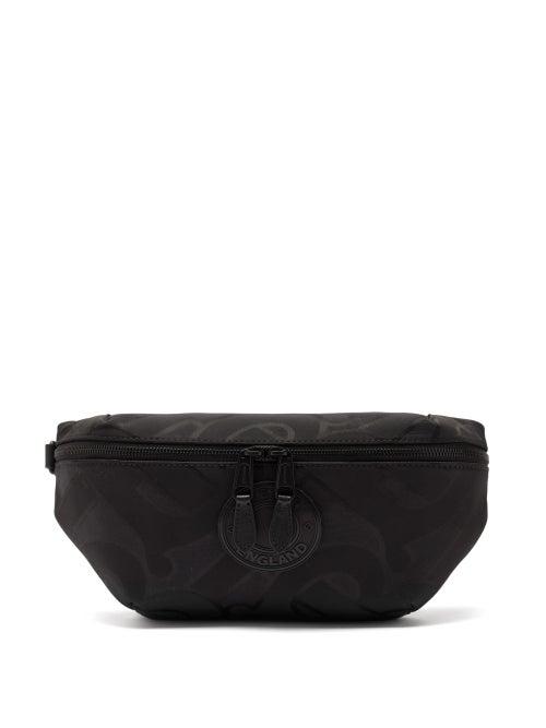 Matchesfashion.com Burberry - Sonny Monogram-jacquard Belt Bag - Mens - Black