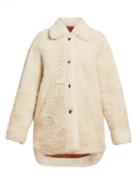 Matchesfashion.com Isabel Marant - Sarvey Shearling Jacket - Womens - Ivory