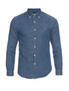 Polo Ralph Lauren Slim-fit Long-sleeved Denim Shirt