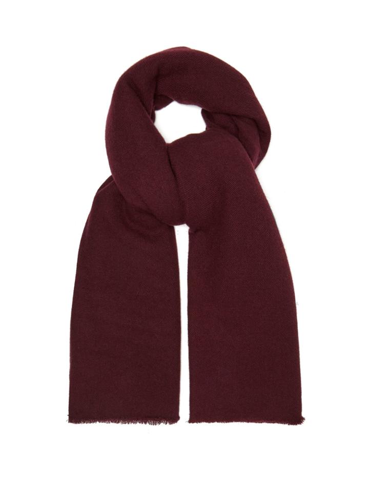 Denis Colomb Frayed Cashmere Scarf