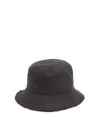 Matchesfashion.com Paul Smith - Frayed-edge Wool Bucket Hat - Mens - Black