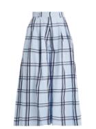 House Of Holland Checked Cotton Wide-leg Culottes