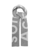 Matchesfashion.com Acne Studios - Toronty Intarsia Wool-blend Scarf - Womens - Grey