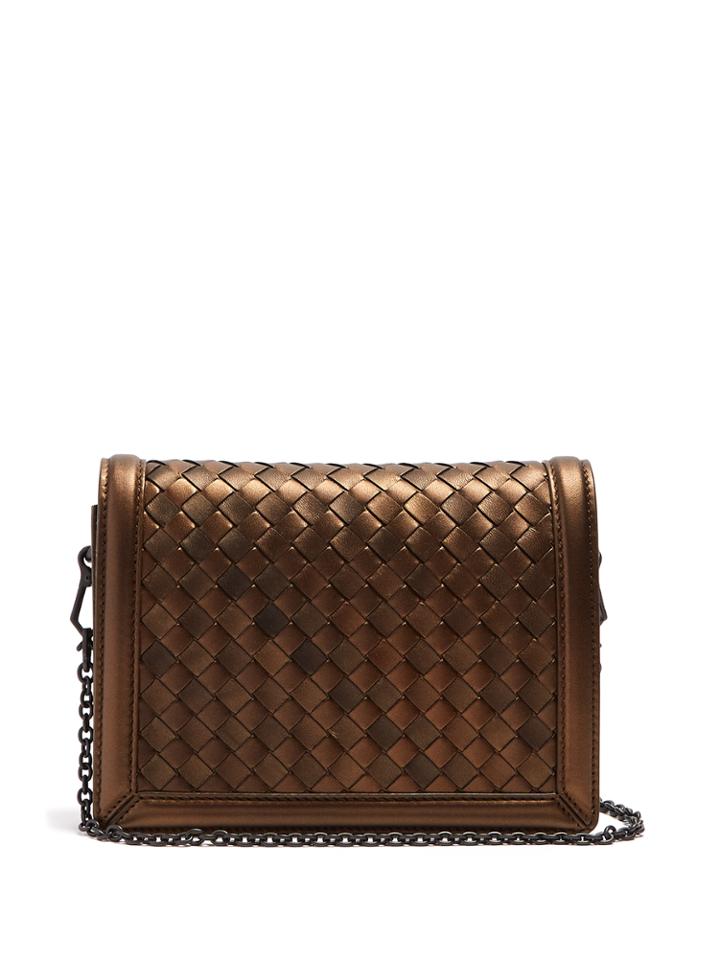 Bottega Veneta Montebello Intrecciato Leather Cross-body Bag