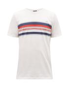 Matchesfashion.com A.p.c. - Logo-print Cotton-jersey T-shirt - Mens - White Multi