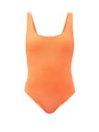 Matchesfashion.com Cossie + Co - The Poppy Scoop-back Swimsuit - Womens - Orange