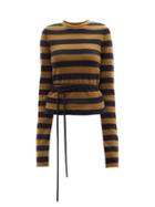 Extreme Cashmere - No. 202 Minus Striped Stretch-cashmere Sweater - Womens - Green Stripe