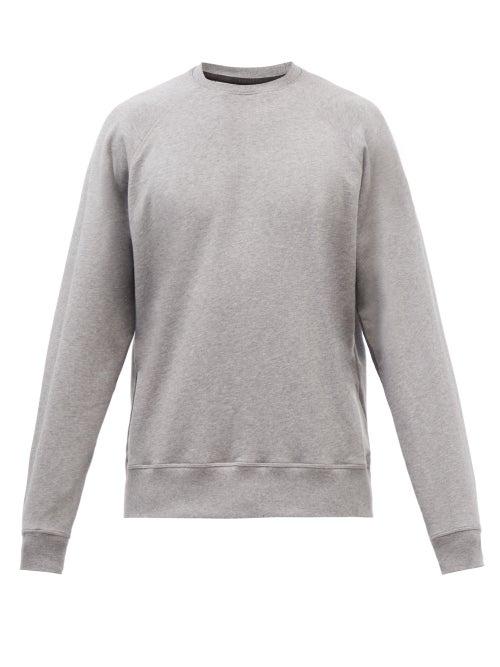 Canada Goose - Huron Logo-patch Organic-cotton Sweatshirt - Mens - Grey
