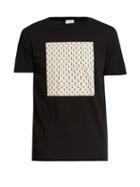 Saint Laurent Card-suit Print Cotton T-shirt
