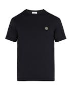 Matchesfashion.com Stone Island - Logo Patch Cotton T Shirt - Mens - Navy