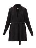 Matchesfashion.com Co - Shawl-collar Wool-blend Cardigan - Womens - Black