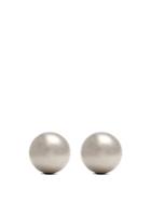Jw Anderson Sphere Palladium-plated Earrings