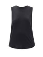 Matchesfashion.com Lululemon - Brunswick Muscle Pima-cotton Blend Jersey Tank Top - Womens - Black