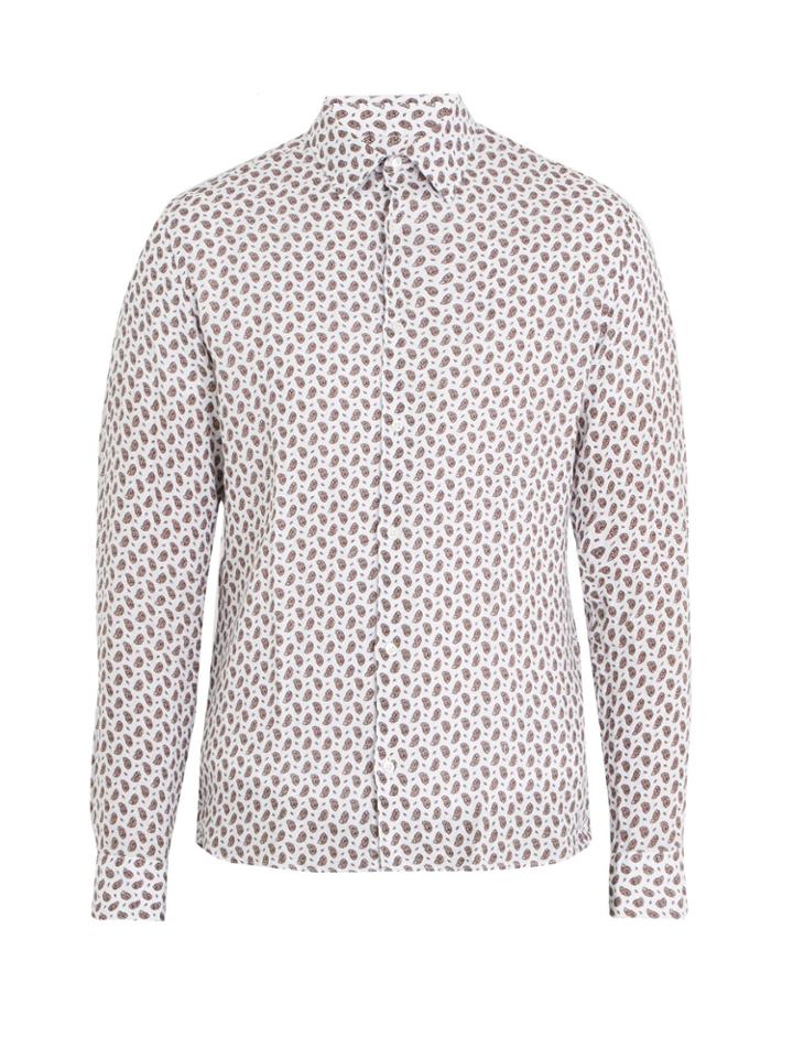 Altea Paisley-print Linen Shirt