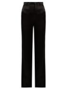Joseph Fergus High-rise Straight-leg Satin Trousers