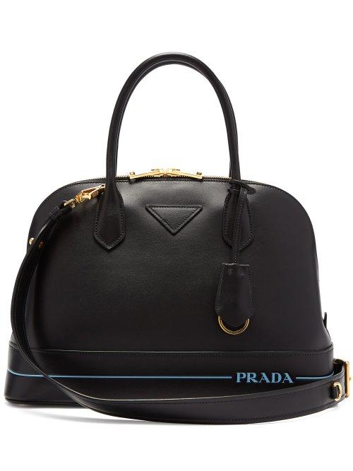 Matchesfashion.com Prada - Mirage Large Leather Bag - Womens - Black