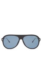 Matchesfashion.com Tom Ford Eyewear - Nicholai Acetate Sunglasses - Mens - Black