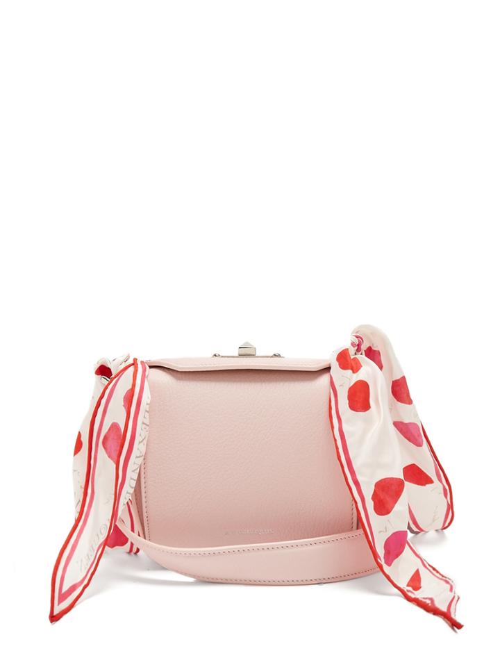 Alexander Mcqueen Box Bag 16 Scarf-handle Leather Shoulder Bag