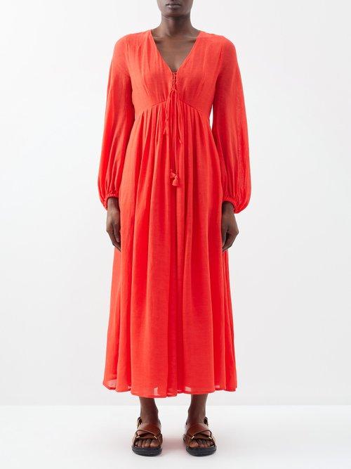 Weekend Max Mara - Deodara Dress - Womens - Red