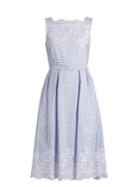 Erdem Mara Broderie-anglaise Striped-cotton Dress