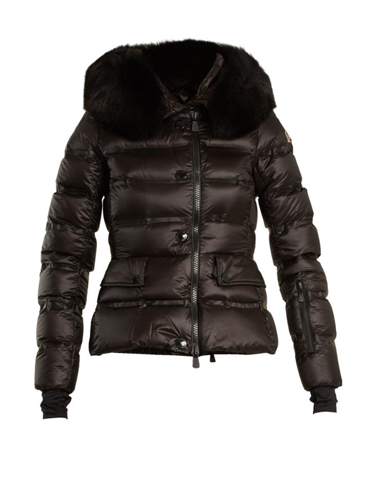 Moncler Grenoble Armonique Fur-trimmed Quilted-down Ski Jacket