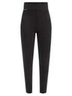 Dolce & Gabbana - Detachable-stirrup Jersey Leggings - Womens - Black