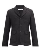 Matchesfashion.com Comme Des Garons Shirt - Patch-pocket Single-breasted Twill Jacket - Mens - Black