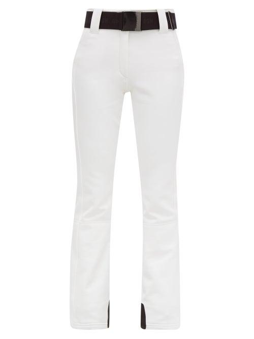 Matchesfashion.com Goldbergh - Pippa Belted Soft Shell Ski Trousers - Womens - White