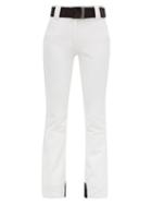 Matchesfashion.com Goldbergh - Pippa Belted Soft Shell Ski Trousers - Womens - White
