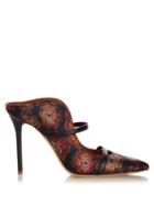 Malone Souliers Maureen Floral-jacquard Mules
