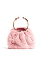 Valentino Bebop Fur Ring Clutch Bag