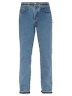 Matchesfashion.com Vetements - X Levi's Deconstructed Reworked Blue Jeans - Mens - Blue