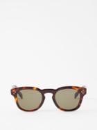 Celine Eyewear - D-frame Tortoiseshell Acetate Sunglasses - Mens - Light Tortoiseshell