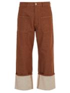 Loewe Patch Pocket Turn-up Jeans