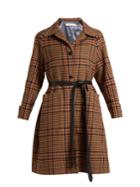 Golden Goose Deluxe Brand Audrey Single-breasted Checked Coat