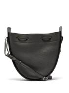 Matchesfashion.com The Row - Drawstring Round Deerskin Cross Body Bag - Womens - Green