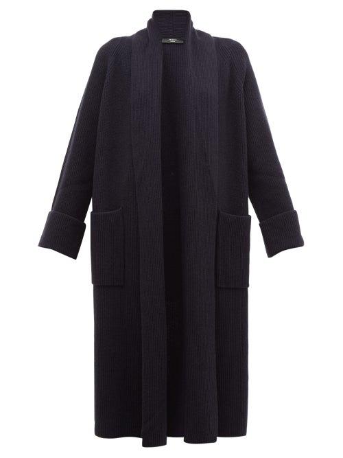 Matchesfashion.com Weekend Max Mara - Anabela Cardigan - Womens - Navy