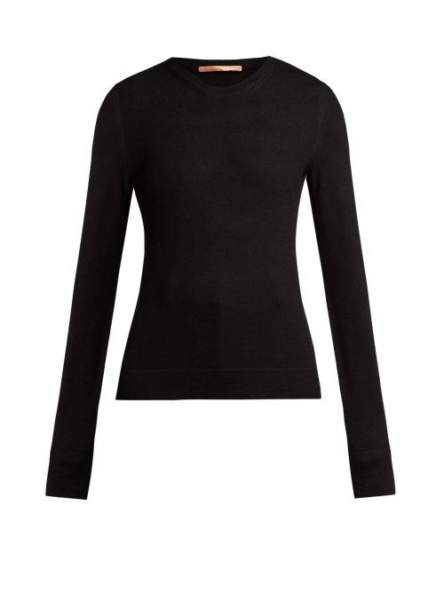Matchesfashion.com Summa - Round Neck Cashmere Sweater - Womens - Black