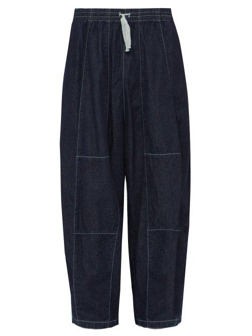 Matchesfashion.com Needles - Denim Wide Leg Trousers - Mens - Indigo