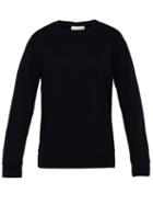 Matchesfashion.com Salle Prive - Runi Cotton Jersey Sweatshirt - Mens - Navy