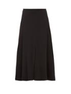 Matchesfashion.com Stella Mccartney - Crepe Midi Skirt - Womens - Black