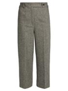 Redvalentino Chevron-tweed Slim-leg Wool-blend Trousers