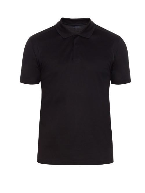 Lanvin Deconstructed Cotton-piqu Polo Shirt