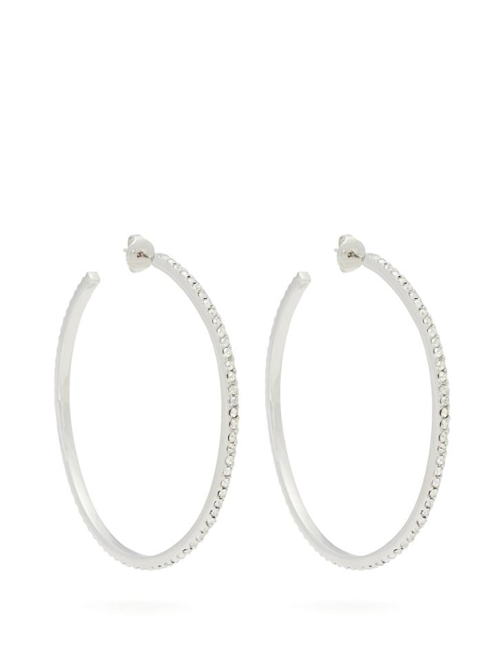 Isabel Marant Crystal-embellished Hoop Earrings