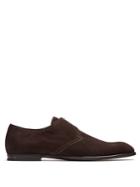 Bottega Veneta Suede Lace-up Suede Derby Shoes