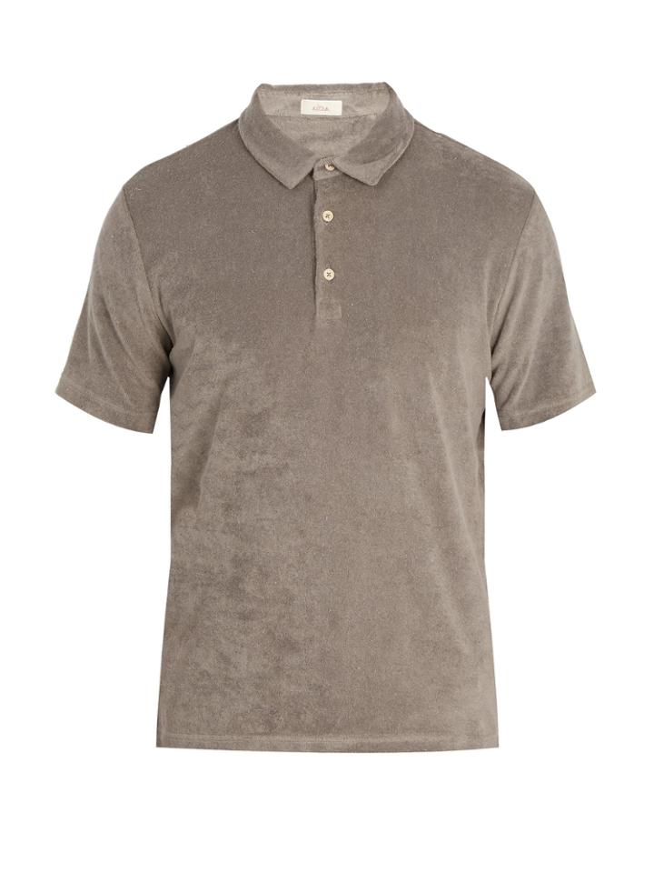 Altea Terry-towelling Cotton-blend Polo Shirt