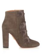 Aquazzura Ulyana Suede Ankle Boots